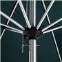 GHMYU Parasols Jardin extérieur m en Aluminium octogonal auvent Manche résistante aux UV pour la Plage Piscine Patio/parasols ab