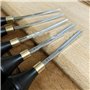 Artisanat bord biseauteur maroquinerie bord biseauté poignée en bois artisanat outil coupe biseautage cuir skiver outil pour bri