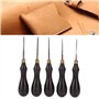 Artisanat bord biseauteur maroquinerie bord biseauté poignée en bois artisanat outil coupe biseautage cuir skiver outil pour bri