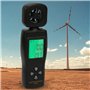 Anémomètre portable, capteur intelligent AS816 Mini anémomètre numérique 0.3-30 m/s testeur de débit d'air pour mesurer la vites