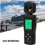 Anémomètre portable, capteur intelligent AS816 Mini anémomètre numérique 0.3-30 m/s testeur de débit d'air pour mesurer la vites
