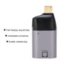 Adaptateur USB C vers Ethernet, Adaptateur 10/100/1000Mbps USB-C Mâle vers RJ45 Femelle, Adaptateur Réseau LAN Ethernet avec Por
