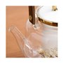 Cenz-888 Bouilloire à thé Poêle à poterie électrique, théière à Vapeur et bouillante, poêle environnante, théière en Verre résis
