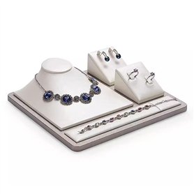 ZZlei2yu-12 Porte Bijoux Ensemble de présentoirs à bijoux