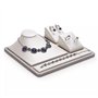 ZZlei2yu-12 Porte Bijoux Ensemble de présentoirs à bijoux