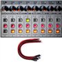 50Pcs Diode Filaire Diode électroluminescente Filaire Multicolore LED Lumière 3mm Lumière Blanche Chaude 12V