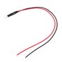 50Pcs Diode Filaire Diode électroluminescente Filaire Multicolore LED Lumière 3mm Lumière Blanche Chaude 12V