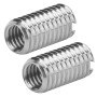 10pcs Intérieur M6 * 1.0 Extérieur M8 * 1.25 Longueur 15mm Inserts Filetés à Fente