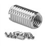 10pcs Intérieur M6 * 1.0 Extérieur M8 * 1.25 Longueur 15mm Inserts Filetés à Fente