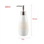 bouteille de lotion for les mains blanche brossée de 10