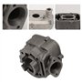 Attisfiera Kit Cylindre 50 Fonte pour Derbi Euro 3 et 4 Culasse Piston Bi-segments Type Origine tous modèles D50B0 DRD Senda SM 