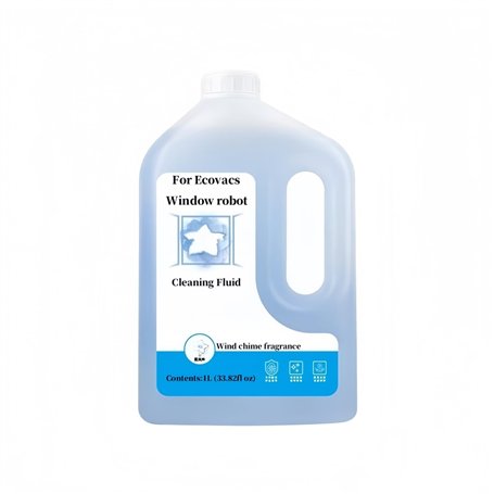 SHGTCOAP Pièces De Robot De Nettoyage De Vitres. 1L De Solution De Nettoyage des Vitres. Liquide De Nettoyage des Vitres. Compat