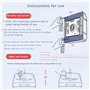 SHGTCOAP Pièces De Robot De Nettoyage De Vitres. 1L De Solution De Nettoyage des Vitres. Liquide De Nettoyage des Vitres. Compat
