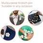 Lot de 100 broches de sécurité, broches brooch pour les loisirs créatifs (20/25/32 mm), broches de sécurité pour bijoux et artis