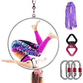 Aerial Hoop Kit d'anneaux aériens professionnels en lyra hoop