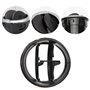 Konuooer Grille Ventilation Aération Diffuseur Chauffage Avant Gauche Droite Centrale compatible pour Dacia Duster Sandero Maste