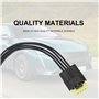 FanPaYY Kit de réparation de prise de connecteur avec faisceau de pompe à carburant compatible avec Peugeot Cit-roen, compatible