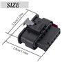 ZEALfix Connecteur de feu arrière 6 broches compatible avec BMW séries 1 2 3 4 F20 F21 F30 F31 F22 F23 F28 M2 F32 F33 F36