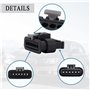 ZEALfix Connecteur de feu arrière 6 broches compatible avec BMW séries 1 2 3 4 F20 F21 F30 F31 F22 F23 F28 M2 F32 F33 F36
