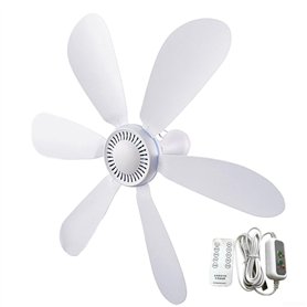 YUANGANG Ventilateur de plafond à 6 pales alimenté par USB – 5 W