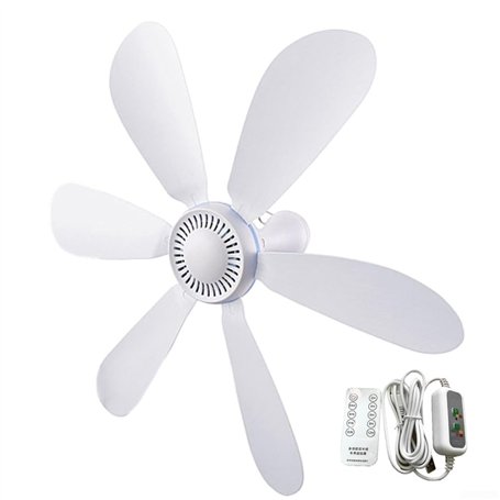 YUANGANG Ventilateur de plafond à 6 pales alimenté par USB – 5 W