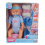 NEW BORN BABY Poupon Bleu 43cm Boit Fait Pipi 75,99 €