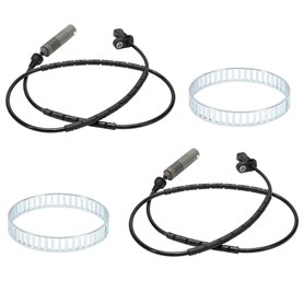 GNXfixt Capteur de vitesse de roue ABS - Anneau de capteur en ABS - Pour série 1 E81 E87 Série 3 E90 E91 E92 33217504521 (gauche