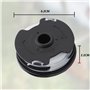 Konuooer Lot de 6 bobines de fil de rechange pour coupe-bordures LIDL Parkside PRTA 20-Li A1 / B2 / C3 Accessoires pour coupe-bo