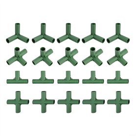 Lot de 20 connecteurs de cadre de serre