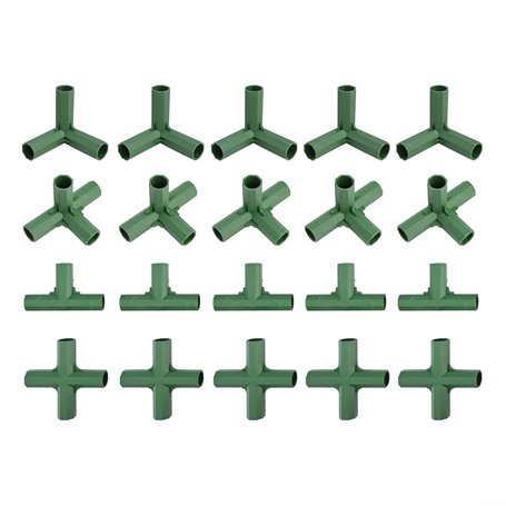 Lot de 20 connecteurs de cadre de serre