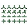 Lot de 20 connecteurs de cadre de serre