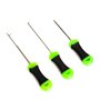Lot de 3 aiguilles à appâts pour pêche en plein air compatibles avec les bouillettes et les bas de ligne de pêche à la carpe, ac