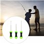 Lot de 3 aiguilles à appâts pour pêche en plein air compatibles avec les bouillettes et les bas de ligne de pêche à la carpe, ac