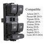 MangWany Interrupteur principal pour lève-vitre électrique compatible avec Golf MK7 Seat Ateca Ibiza Touran 5G0959857B