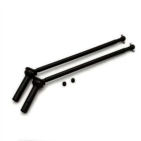 Lot de 2 arbres avant épais en acier dur CVD pour Arma Kraton Outcast Notorious AR310458 AR310590 AR310452