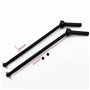 Lot de 2 arbres avant épais en acier dur CVD pour Arma Kraton Outcast Notorious AR310458 AR310590 AR310452