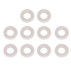 10 Pcs Trompette Rondelles Pad Coton Trompette Valve Feutre Tampons Trompette Feutre Coussin Trompettes Instrument de Musique Ac