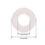 10 Pcs Trompette Rondelles Pad Coton Trompette Valve Feutre Tampons Trompette Feutre Coussin Trompettes Instrument de Musique Ac