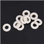 10 Pcs Trompette Rondelles Pad Coton Trompette Valve Feutre Tampons Trompette Feutre Coussin Trompettes Instrument de Musique Ac