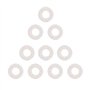 10 Pcs Trompette Rondelles Pad Coton Trompette Valve Feutre Tampons Trompette Feutre Coussin Trompettes Instrument de Musique Ac