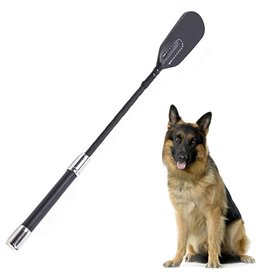 FAMKIT Fouet de dressage pour chien avec embout en cuir - Accessoire d'entraînement pour animal domestique - Jouet d'extérieur e