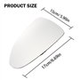 Anlseiod Miroir de rétroviseur droit pour Corsa D E 2006-2014 Corsa E 2014-2019 51167065081 51167065082 Verre chauffant 1426554
