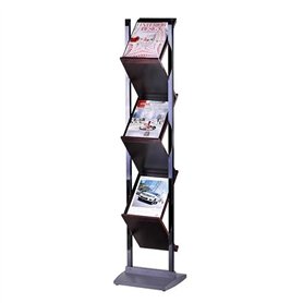 Porte-journaux sur pied Porte-journaux double face Porte-revues Présentoirs d'informations sur pied Porte-journaux verticaux Sup