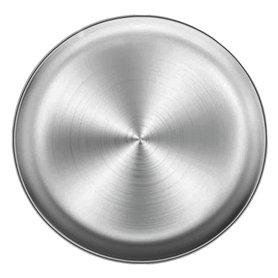 Plat à pizza en acier inoxydable