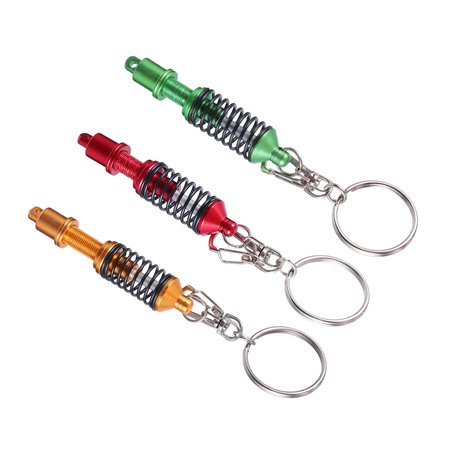 TimoJojo Lot de 3 porte-clés amortisseurs de chocs - Modèle de pièce automobile - Porte-clés de voiture - Porte-clés de voiture