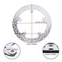NPUQNLAH for BMW K1200GT K1200R K1200S R1200R R1200RS R1200RT K1300GT K1300GT K1300R R Nine T Rotor De Disque De Frein Avant De 