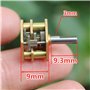 GTPBAO mécanique à vis sans Fin 5pcs / Set N20 Réduction De Vitesses, Tout Réducteur De Vitesse en Métal, Réduction DIY N20 Mote