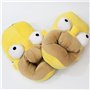 Homer Jay Simpson Chaussons en Coton Cartoon Bart Simpson Figurine Pantoufles Chaudes Chaussons D'intérieur Antidérapants en Mou