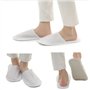 Slippées jetables, 20 paires Panneuses d'hôtel en peluche pour femmes et hommes (taille 37-42, blanc) dans les chaussures pour e