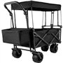 WANGHAI-666 Chariot de Bureau pour Livres Chariot de Jardin Pliable Extra Large avec auvent Amovible